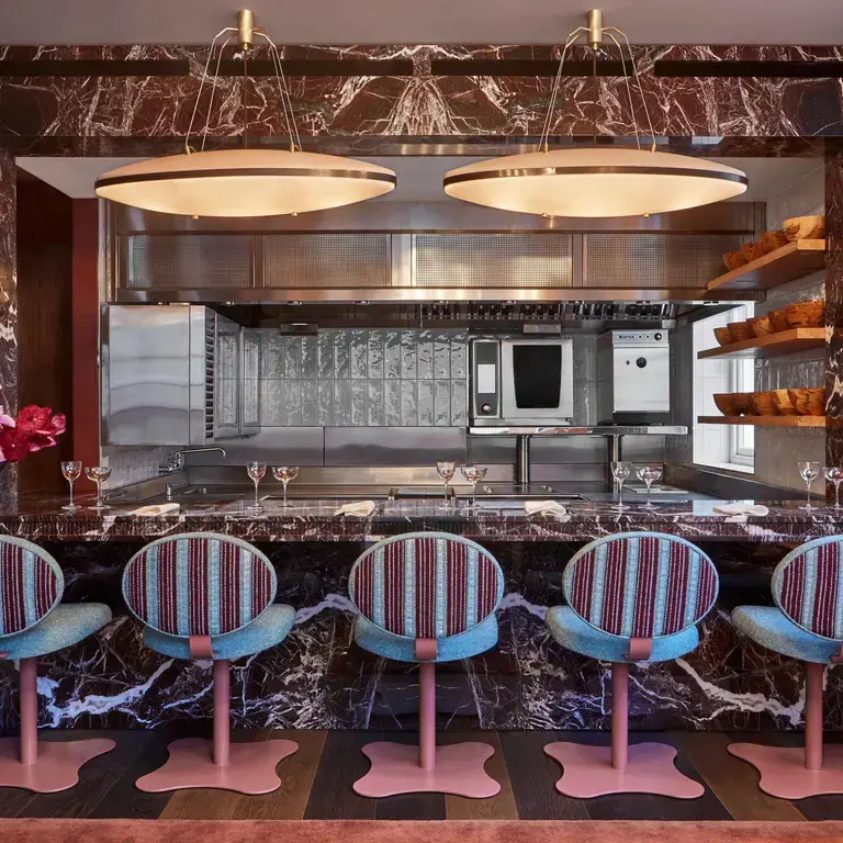 The chef's counter at Muse.