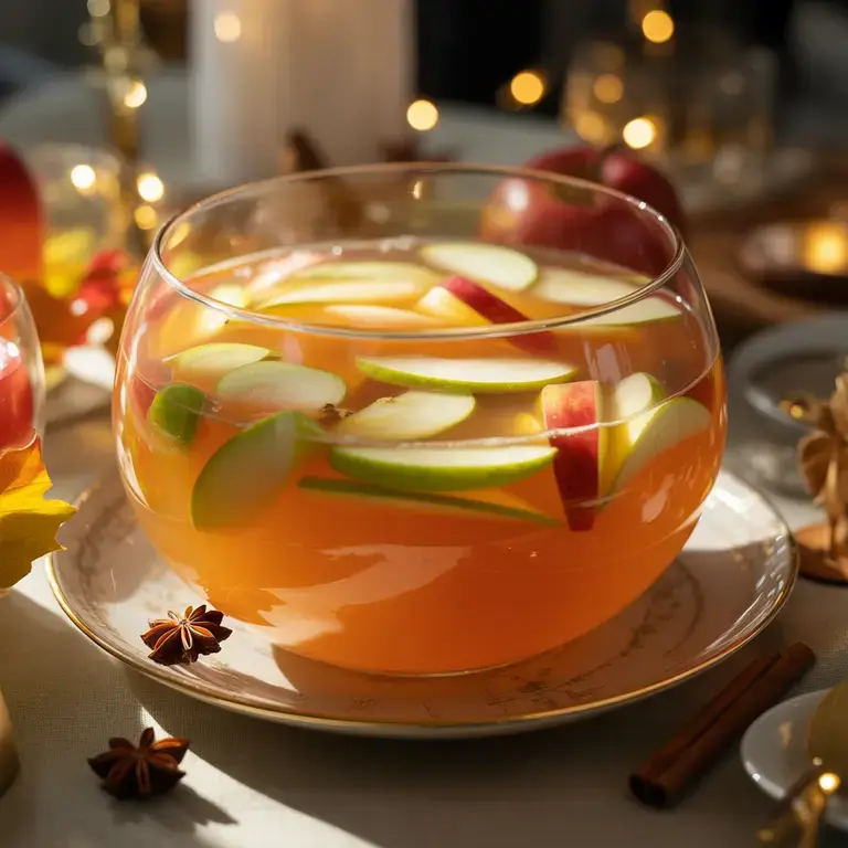 Rum apple ginger punch - Fine Dining Lovers