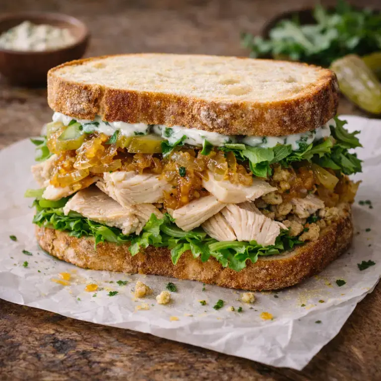 Stuffing-style sandwich - Fine Dining Lovers