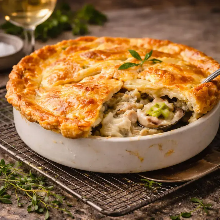 Turkey and leek pie - Fine Dining Lovers