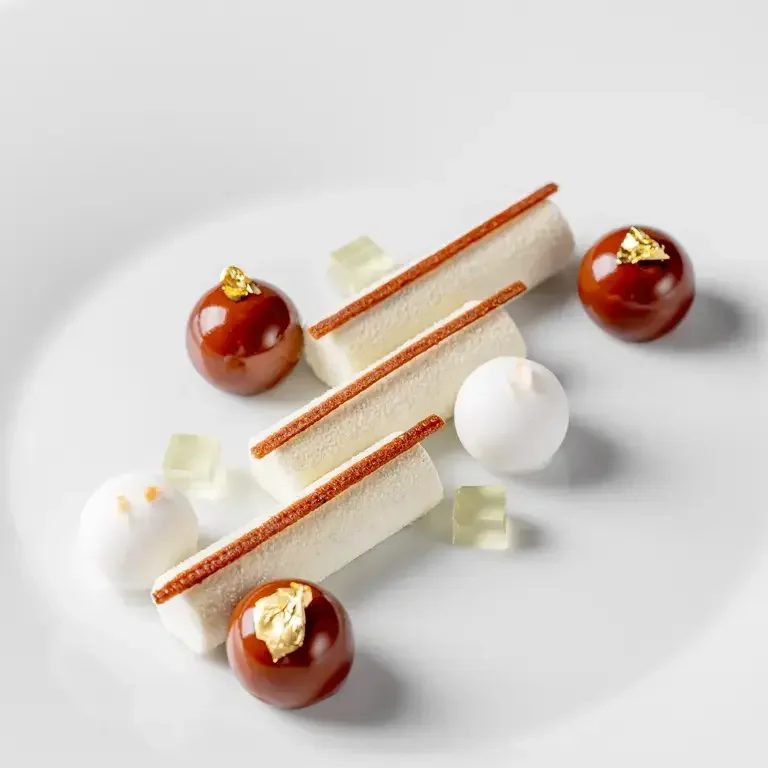 A dish at Alex Dilling at Hotel Cafe Royal.