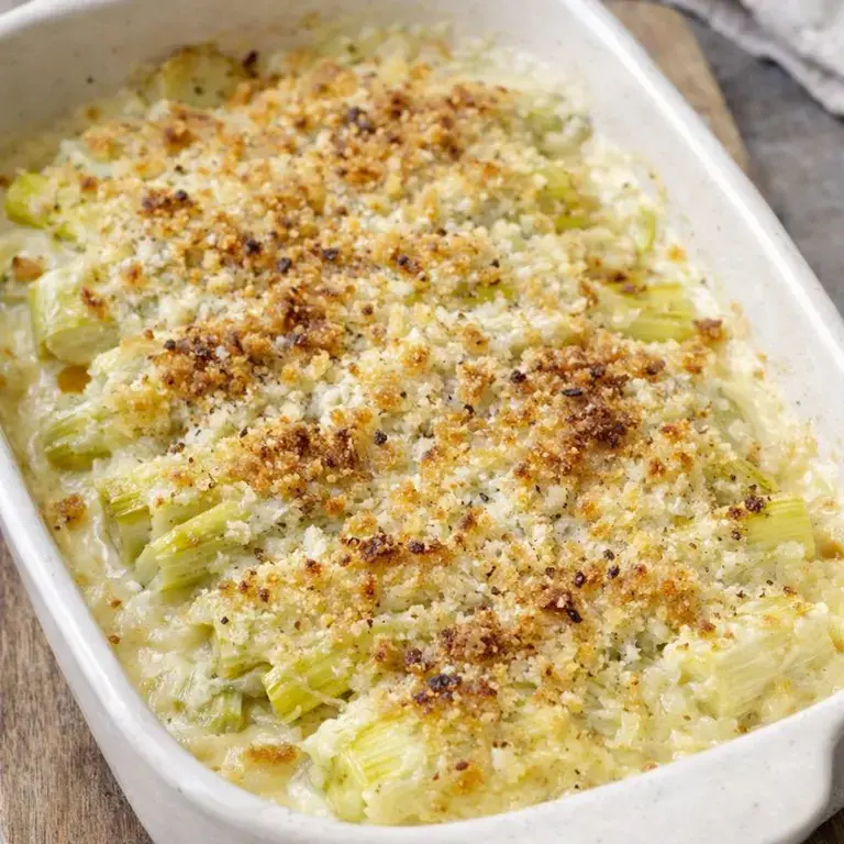 cheesy leeks - Fine Dining Lovers