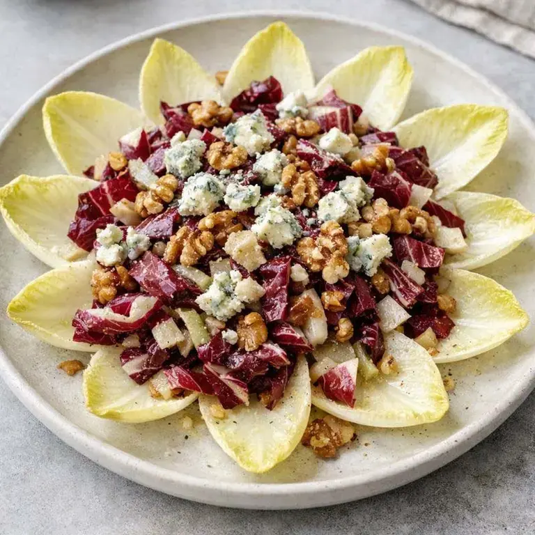 chicory salad - Fine Dining Lovers