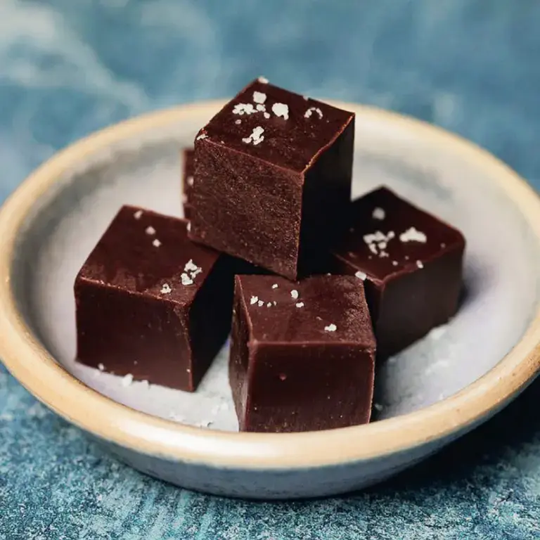 Chocolate and whisky fudge by Calum Montgomery.