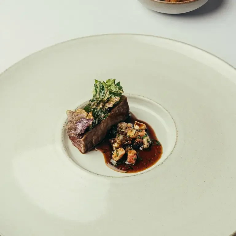 A meaty dish at Lyla in Edinburgh.