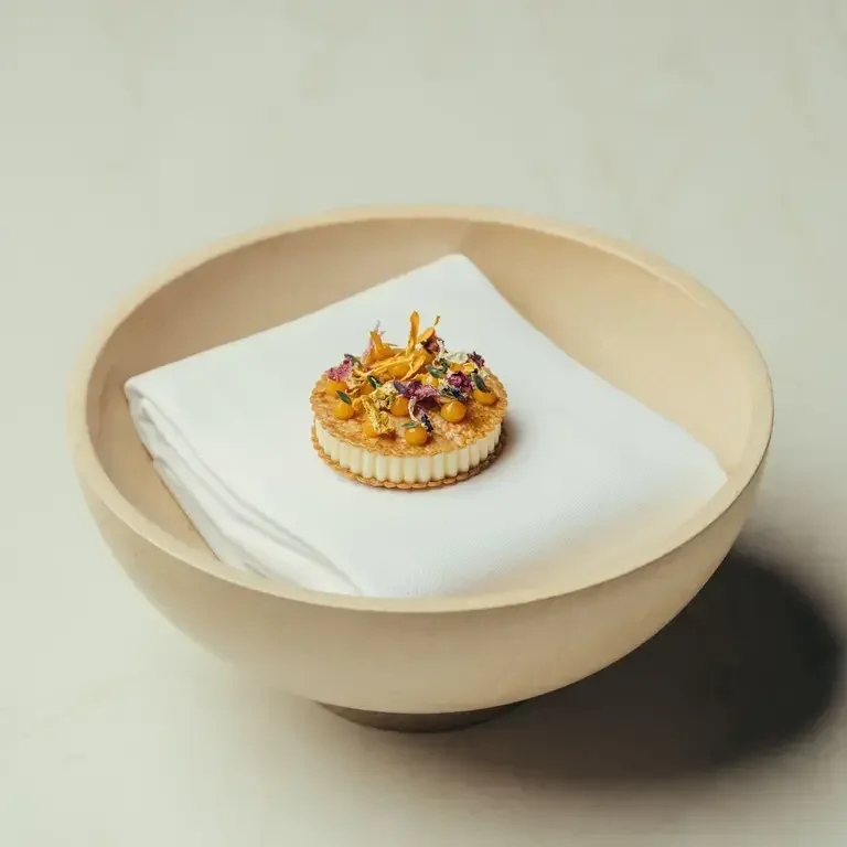 An elegant snack at Lyla in Edinburgh.