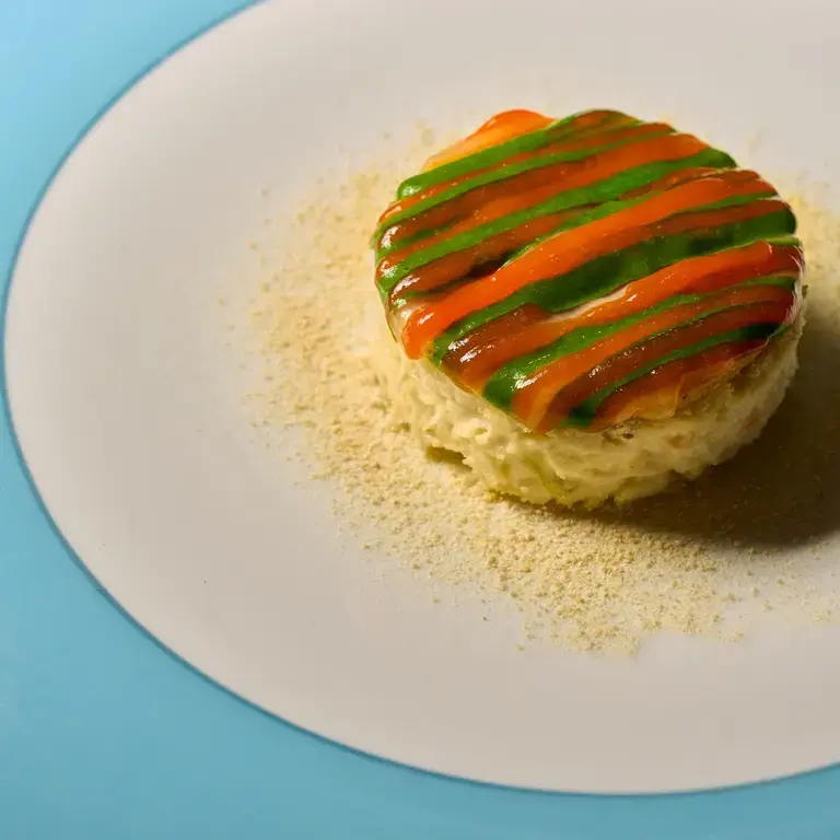 Stone crab in saor at Torno Subito.