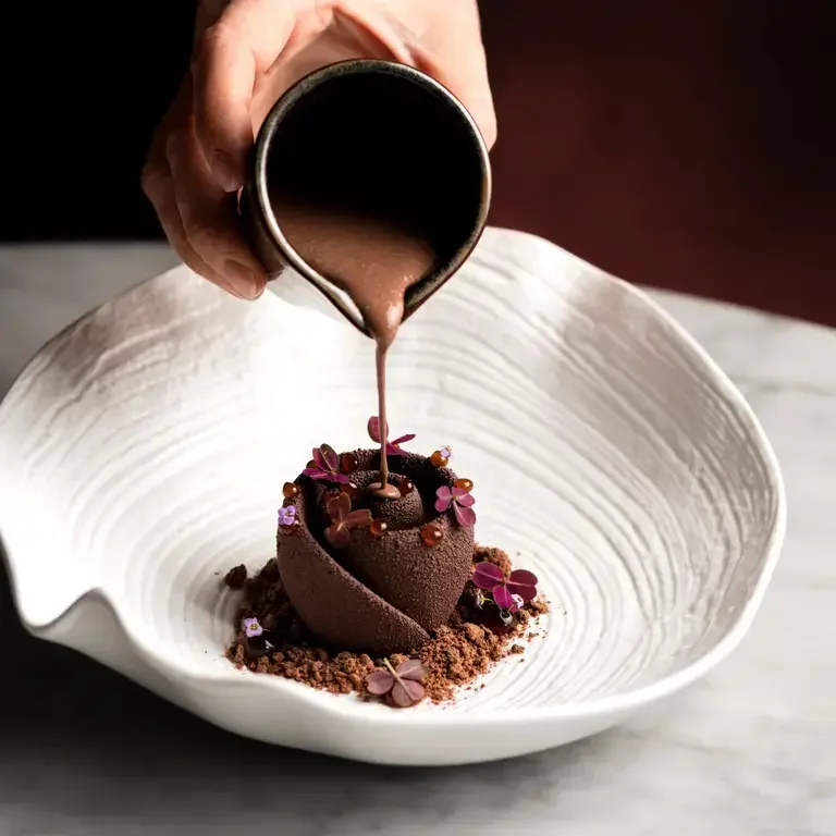 A dessert at Caractère in London.