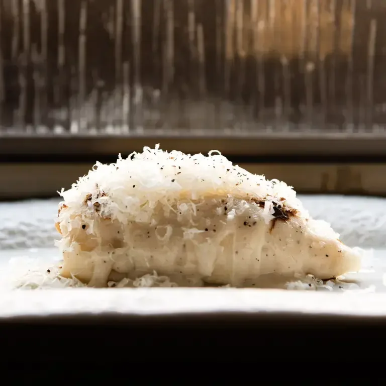 Celeriac cacio e pepe by Emily Roux.