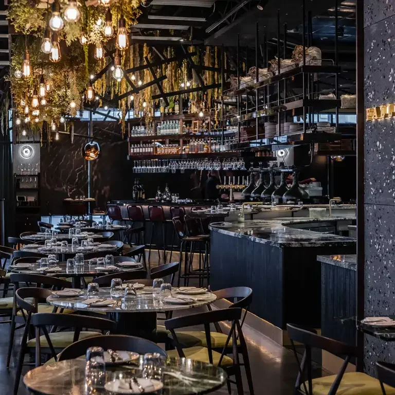Interior of Fallow in London.