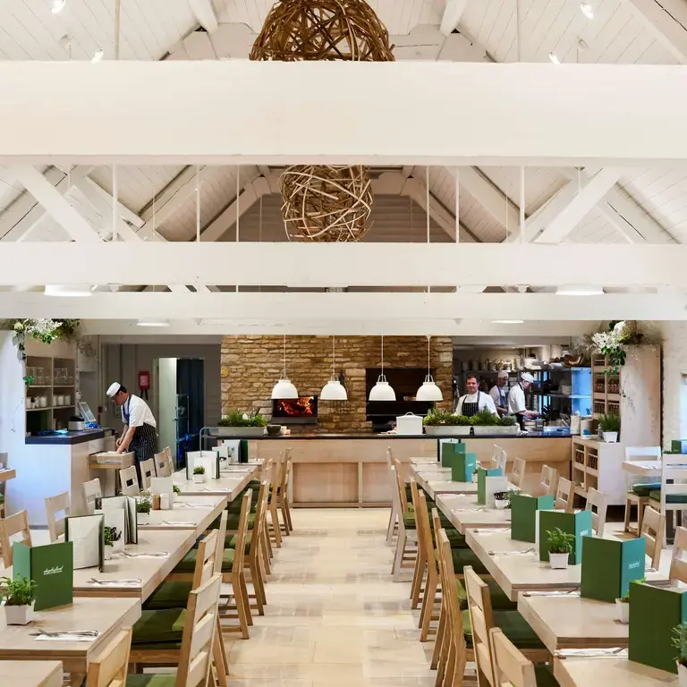 A restaurant at Daylesford Organic.
