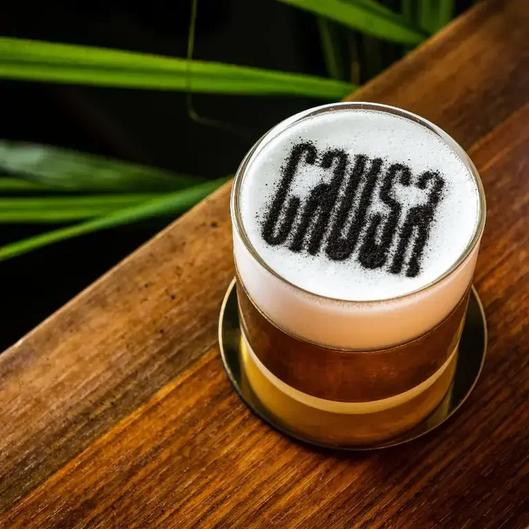 Pisco sour at Causa, Washington, D.C.