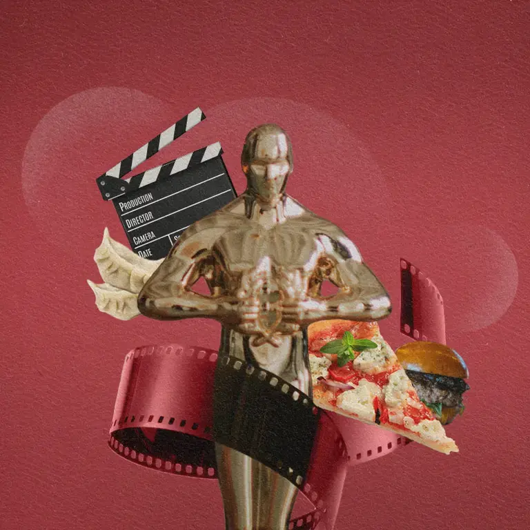Oscar statuette illustration