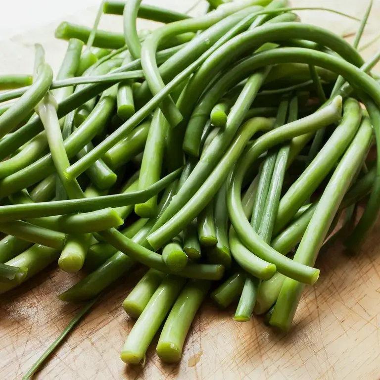 Garlic scapes