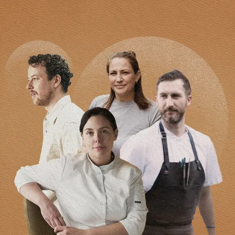 Four young Irish chefs.
