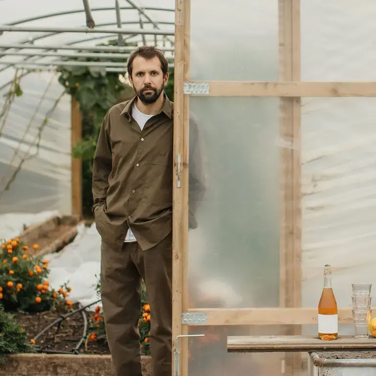 Merlin Labron-Johnson at the Osip farm.