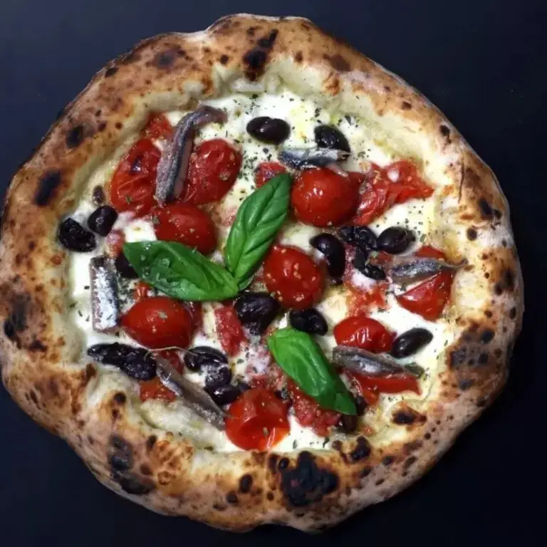 A Franco Pepe pizza.