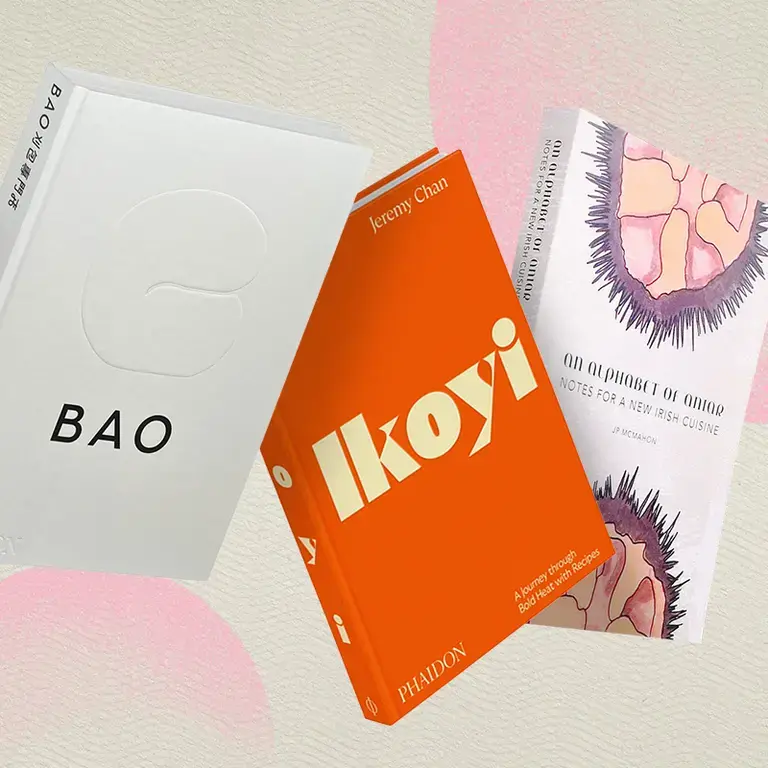 Selection of three new cookbooks out in spring 2023.