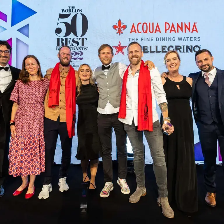 The Geranium team at The World's 50 Best Restaurants 2022.