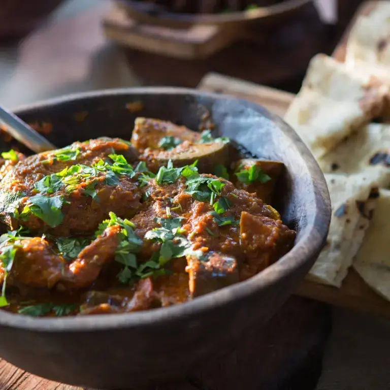 Aktar Islam curry box beef Chettinad.