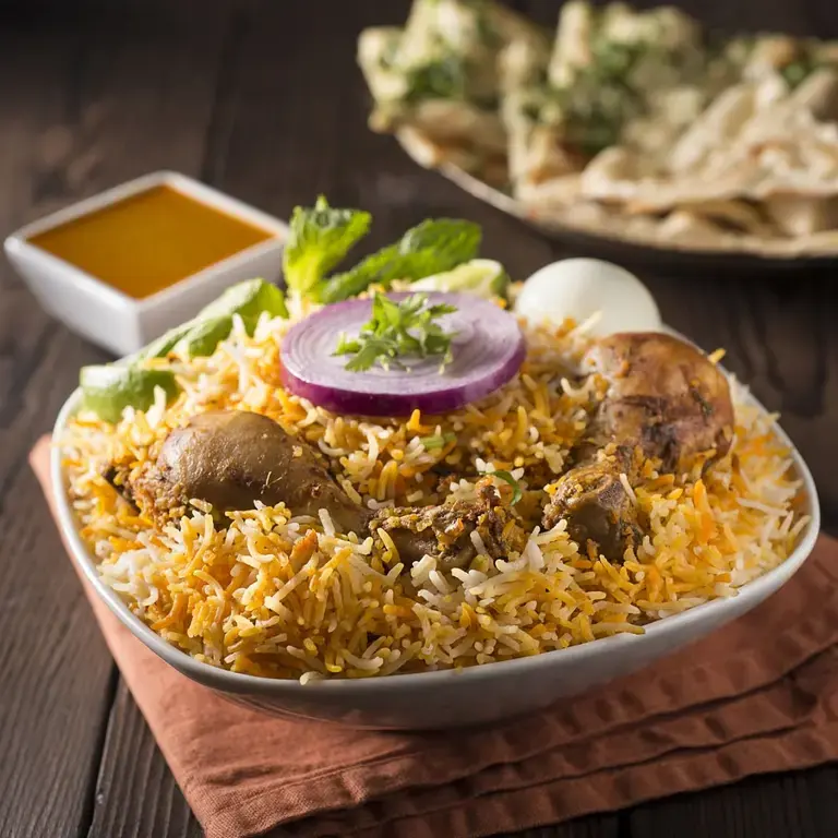 Akatar Islam curry box biryani.