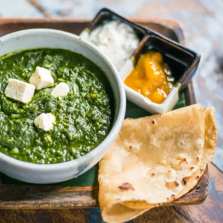 Aktar Islam curry box palak paneer.