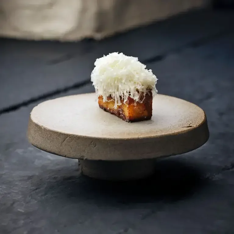 Berskwell pudding at L'Enclume.
