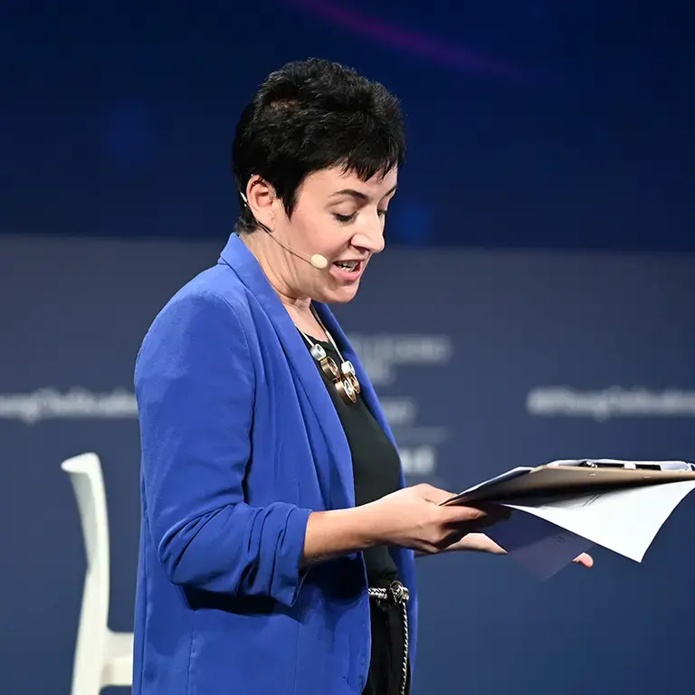 Valeria Raimondi at S.Pellegrino Young Chef Academy Competition Grand Finale.