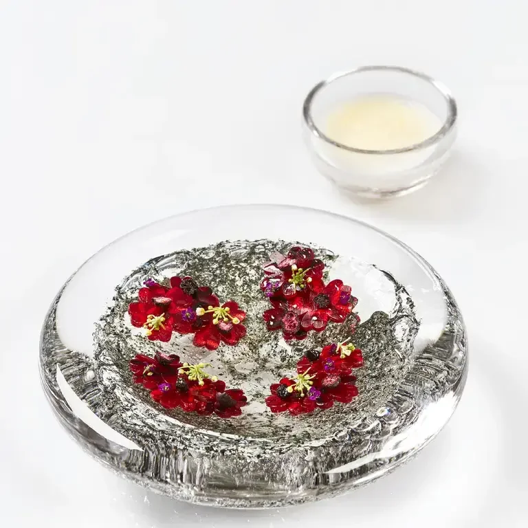 Geranium - Rasmus Kofoed - Boiled beetroots _Birkemosegård_ dried blueberries &amp; horseradish - Photo Credit - Claes Bech-Pouls