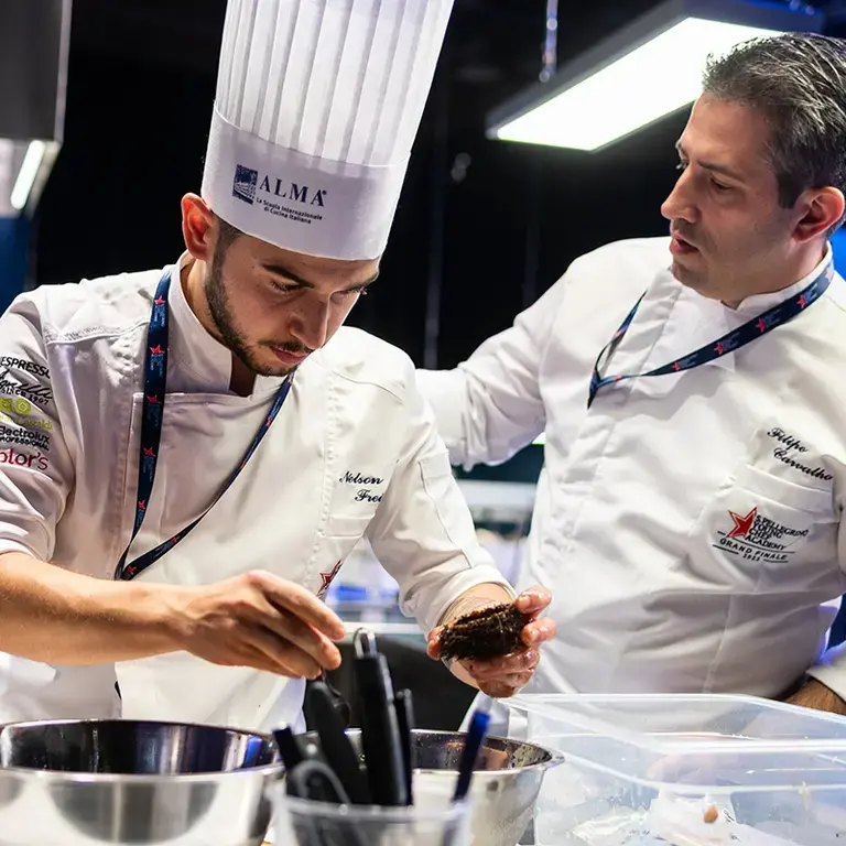 Nelson Freitas and his mentor Filipe Carvalho.