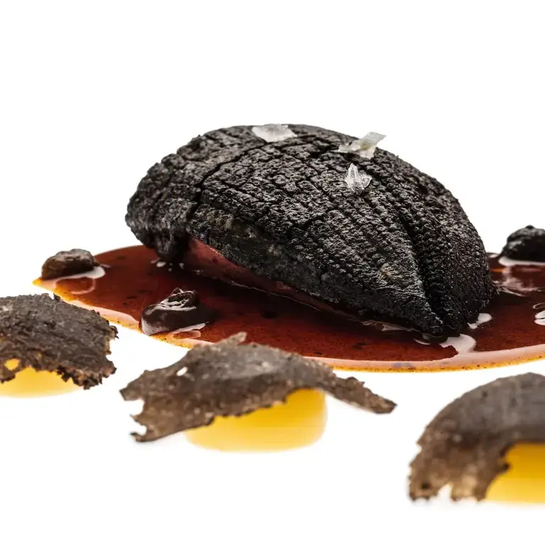 Squab with mole and corn @Francesc Guillamet