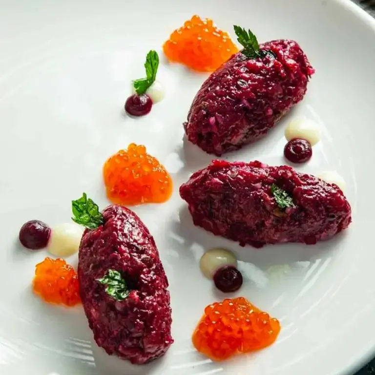 Beef and Beet Tartare