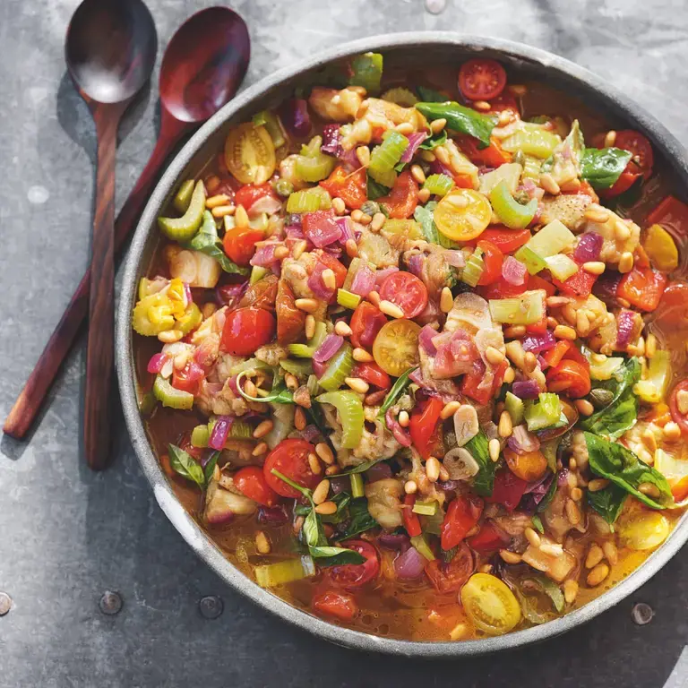Tom Kerridge's barbecue-style caponata.