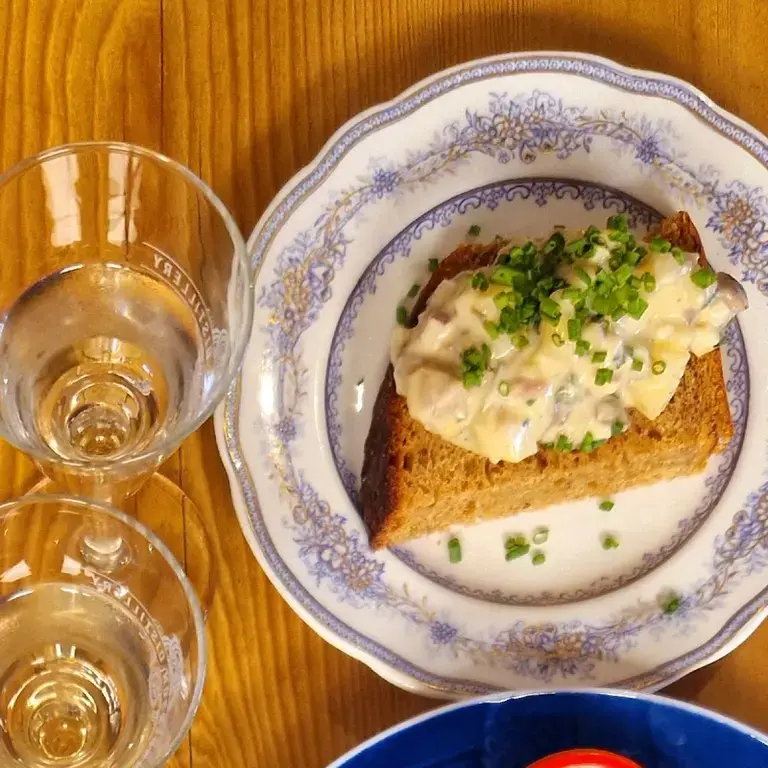 Matjes herring at Sillkafe.