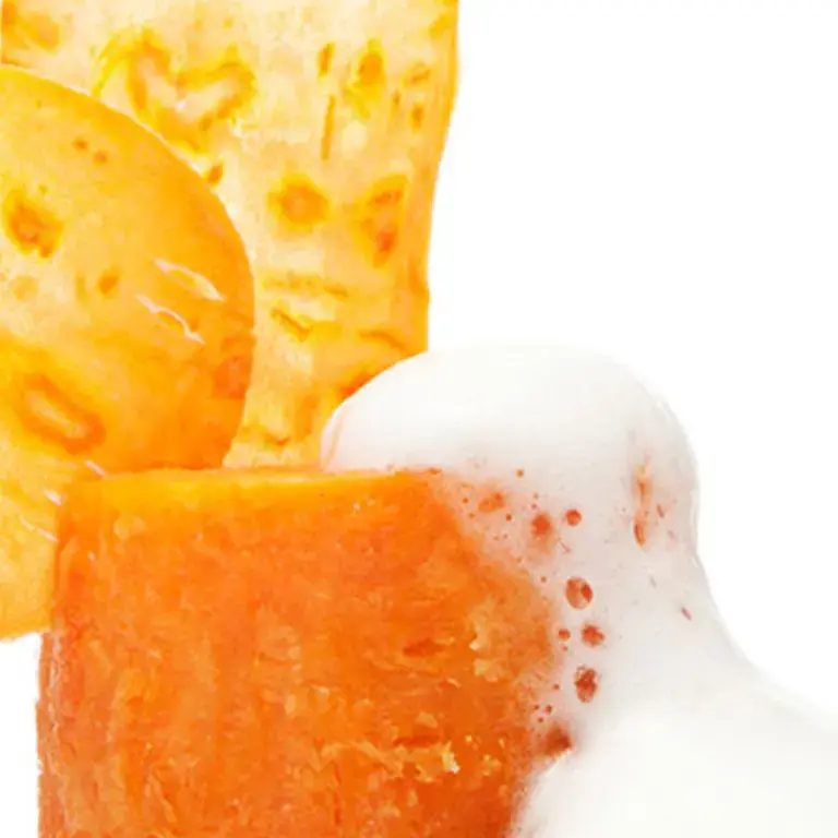 Garnet Yam Fondant with Sage Foam