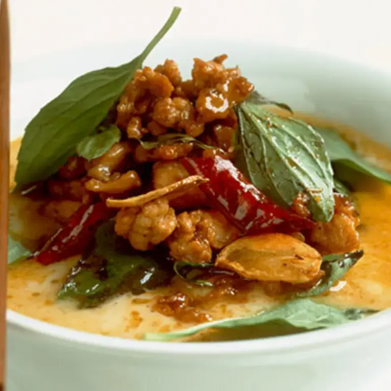 Yellow Chicken Curry with Thai basil Yellow Chicken Curry with Thai basil