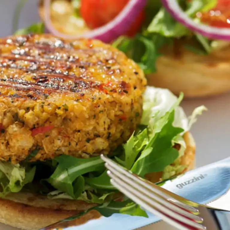 Grilled Chickpea Burger