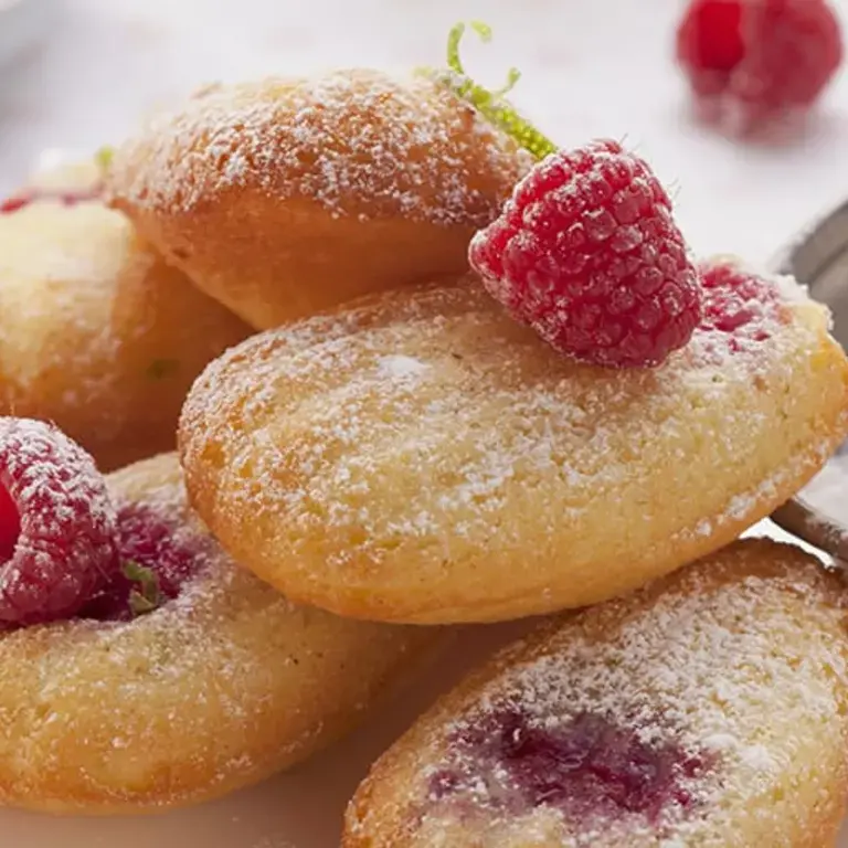 Raspberry Madeleines Raspberry Madeleines