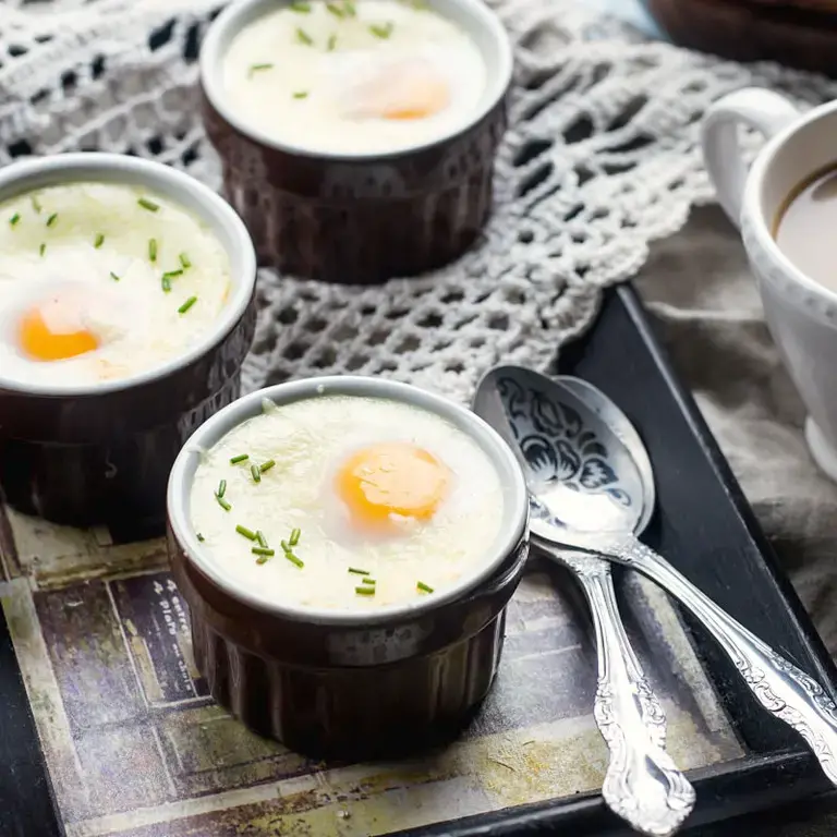 shirred eggs - Fine Dining Lovers