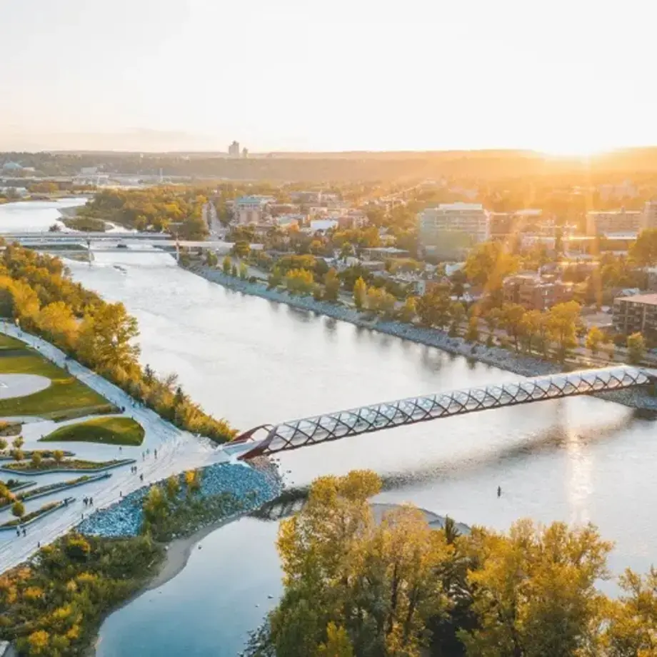 Calgary from above.