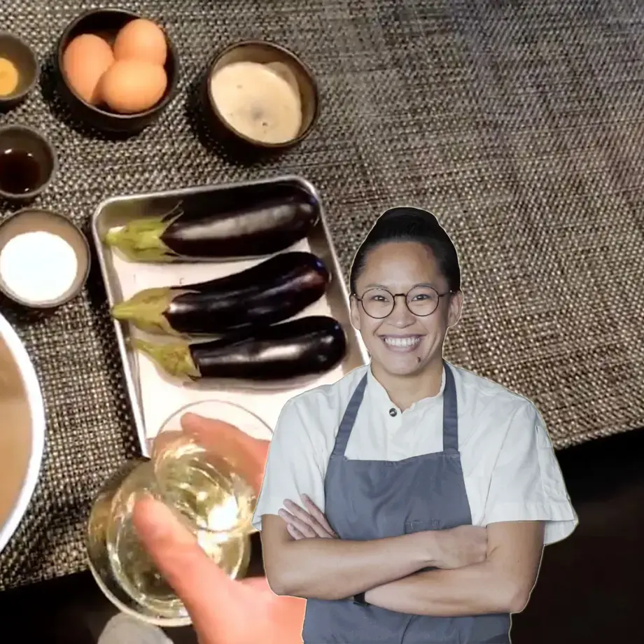 Through the eyes of the chef Ibrahim Miso eggplant