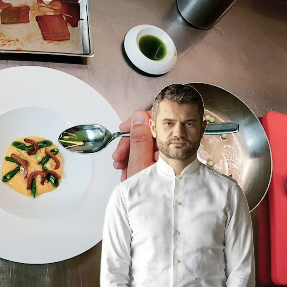 Through the eyes of the chef Bartolini vegetable carbonara