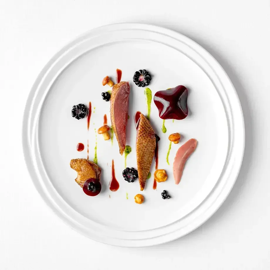 Dish at Mauro Colagreco at Raffles London at The OWO.