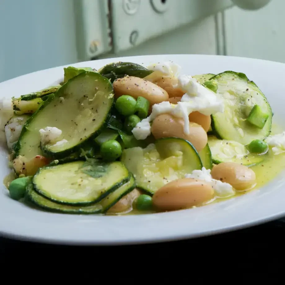 Summer vegetable salad by Joseph Denison Carey.