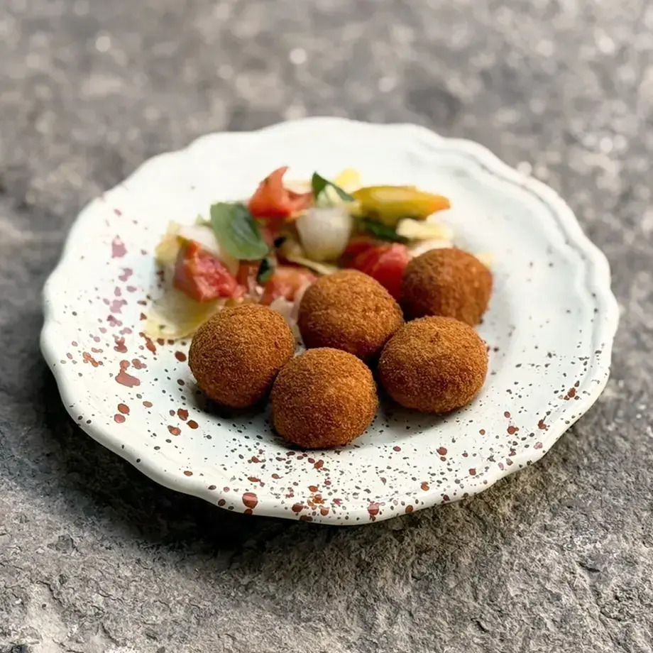 Sunday fried meatballs.