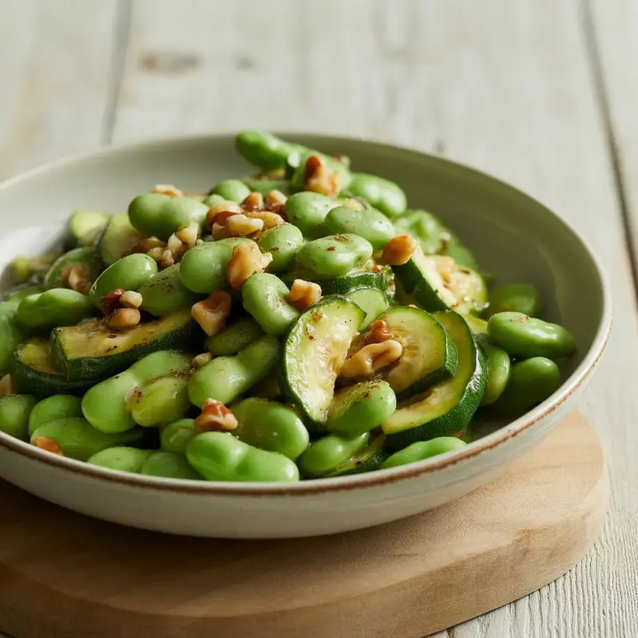 Broad bean salad - Fine Dining Lovers