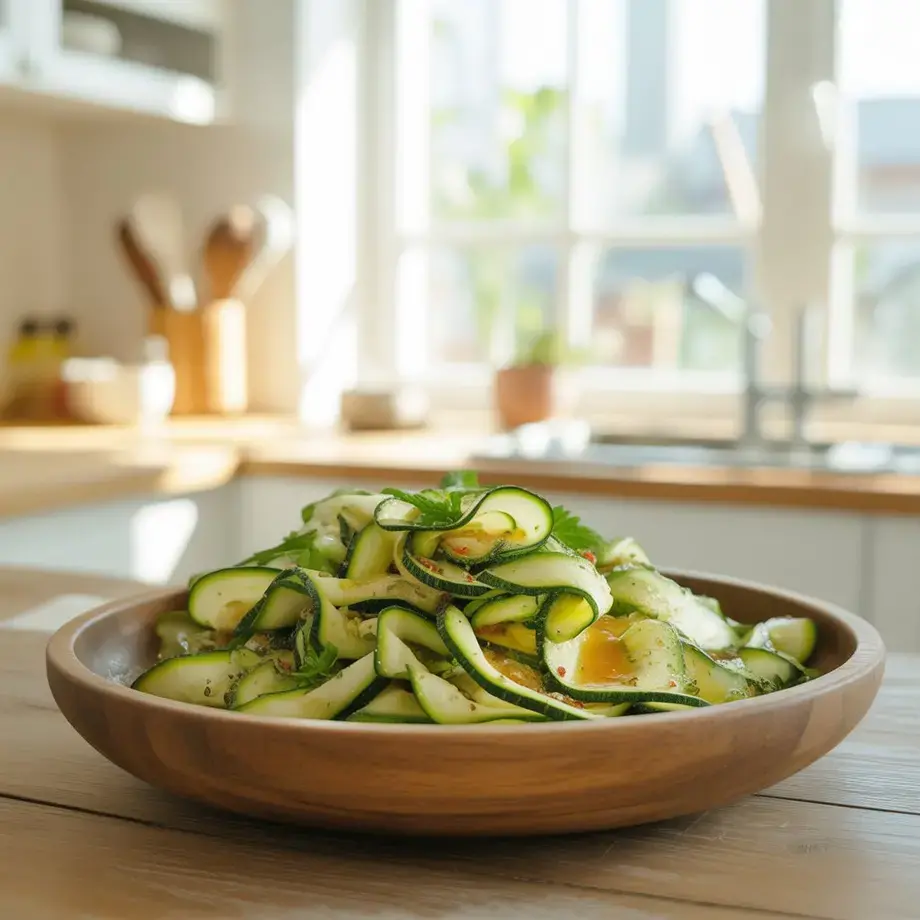 courgette salad - Fine Dining Lovers