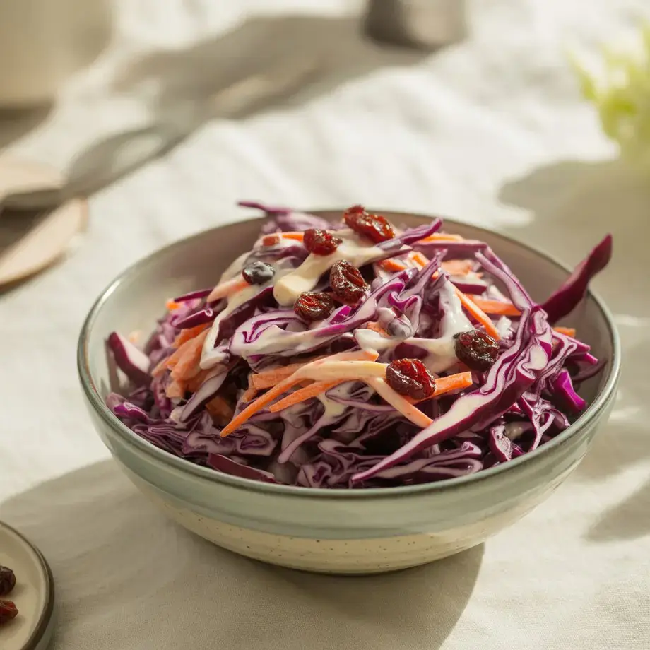 red cabbage coleslaw - Fine Dining Lovers