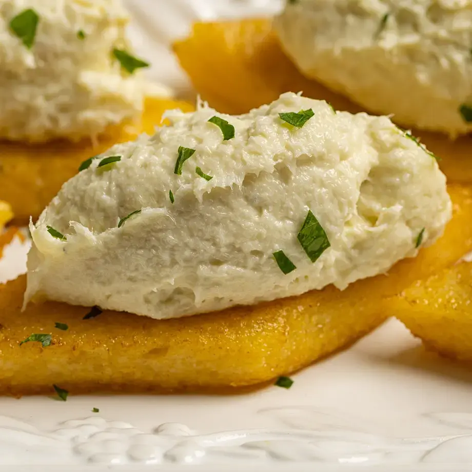 Baccalà mantecato cicchetti.