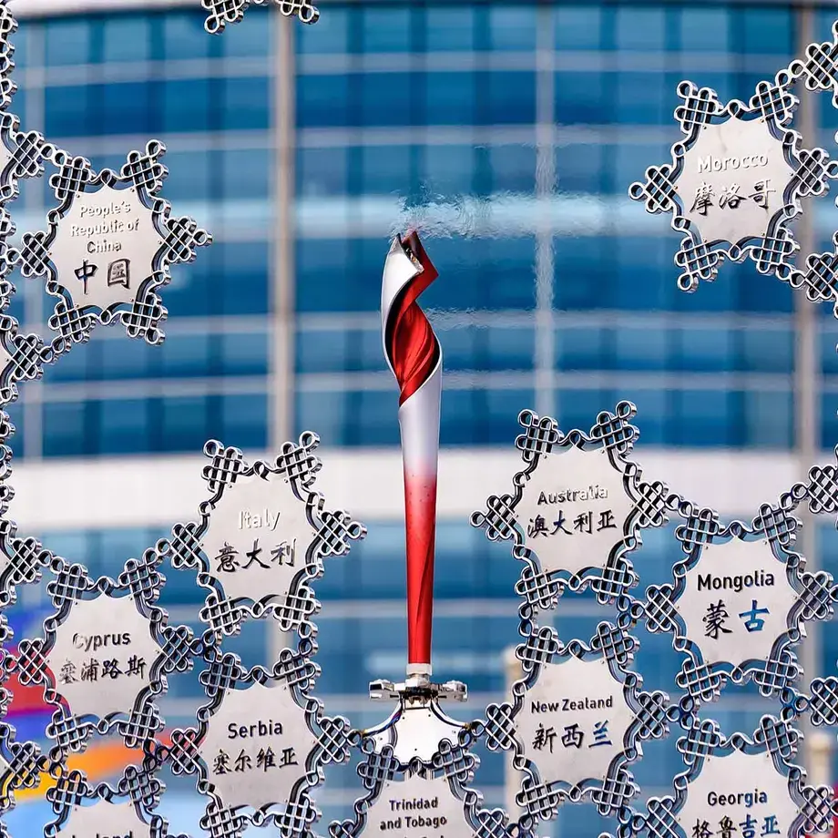 Winter Olympics cauldron